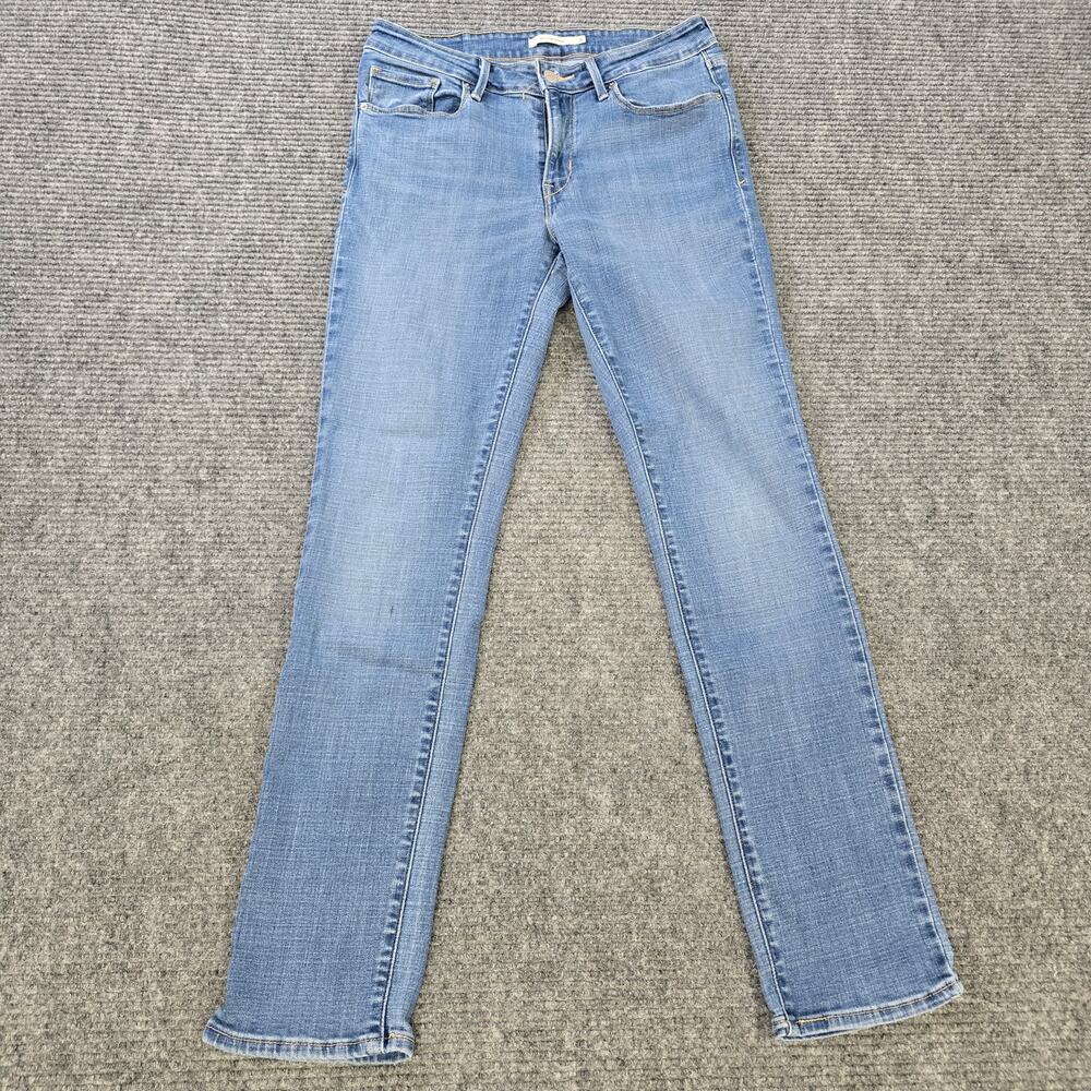 Levi's Jeans Womens 8 29x32 Blue Mid Rise Skinny Stretch